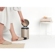 Brabantia 001-01-NEWICON Metallıc Gold Pedallı Çöp Kutusu 3l