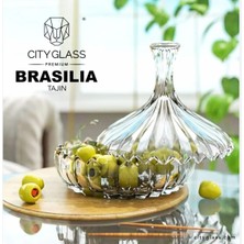 Nfm Home Lüx Kristal Cam Şekerlik Sugar Sunumluk