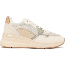 Derimod Kadın Bej Kalın Tabanlı Sneaker 26PFE457814