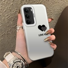 HONTINGA Realme C75 ile Uyumlu Kılıfı Silikon Kenar Sert Arka Düşüme Önleyici Basitlik Anti Düşme Kamera Korumali Kalp Desen Telefon Kılıfı Kadın ve Erkek Için Uygundur K1-0710