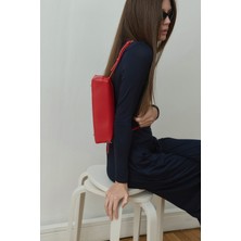 Suud Collection Kırmızı Mervie Baget Çanta
