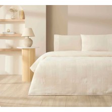 Taç Yeni Sezon Çift Kişilik Jakar Pike Takımı Alvora Ekru