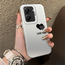 HONTINGA Poco X7 Pro ile Uyumlu Kılıfı Silikon Kenar Sert Arka Düşüme Önleyici Basitlik Anti Düşme Kamera Korumali Kalp Desen Telefon Kılıfı Kadın ve Erkek Için Uygundur K1-0710