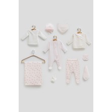 Caramell Only Flowers Müslin 10LU Set - Pembe - 56-62 cm Pembe