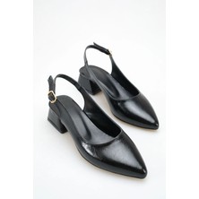 ich1one Roma Kadın Yanki Topuklu Babet Ayakkabı – 5 cm Topuk, Günlük ve Ofis Şıklığı 1101