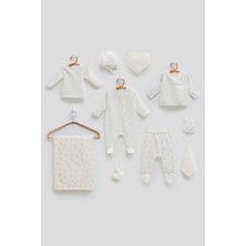 Caramell Only Flowers Müslin 10LU Set - Ekru - 56-62 cm Ekru