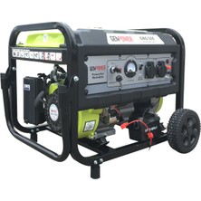 Genpower Gbg 50 E 5 Kva Portatif Jeneratör İpli Çalıştırma 4 kVA Benzinli Güç Kaynağı
