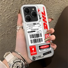 HONTINGA Tecno Spark 20 Pro ile Uyumlu Kılıfı Silikon Kenar Sert Arka Düşüme Önleyici Basitlik Anti Düşme Kamera Korumali Dhl Desen Telefon Kılıfı Kadın ve Erkek Için Uygundur K1-0735