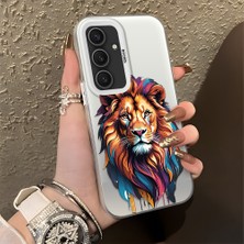 HONTINGA Samsung Galaxy S25 Plus ile Uyumlu Kılıfı Silikon Kenar Sert Arka Düşüme Önleyici Basitlik Anti Düşme Kamera Korumali Kaplan Desen Telefon Kılıfı Kadın ve Erkek Için Uygundur K1-0720