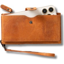 Gp Iguana Lozan Hanger 6.5 Inch Uyumlu Deri Kartlıklı Kılıf Karamel