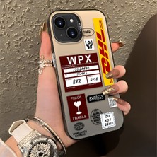 HONTINGA iPhone 13 Mini ile Uyumlu Kılıfı Silikon Kenar Sert Arka Düşüme Önleyici Basitlik Anti Düşme Kamera Korumali Dhl Desen Telefon Kılıfı Kadın ve Erkek Için Uygundur K1-0735