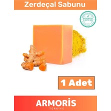 Armoris Yeni Doğal Güzel Kokulu El Yüz Saç Vücut Cilt Bakım Orijinal Zerdeçal Ekstraktı Sabunu 100 gr
