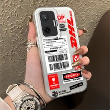 HONTINGA Poco F7 5g ile Uyumlu Kılıfı Silikon Kenar Sert Arka Düşüme Önleyici Basitlik Anti Düşme Kamera Korumali Dhl Desen Telefon Kılıfı Kadın ve Erkek Için Uygundur K1-0735