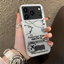 HONTINGA iPhone 17 Pro ile Uyumlu Kılıfı Silikon Kenar Sert Arka Düşüme Önleyici Basitlik Anti Düşme Kamera Korumali Uçuş Desen Telefon Kılıfı Kadın ve Erkek Için Uygundur K1-0714