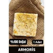 Armoris Yeni %100 Doğal Güzel Kokulu El Yüz Saç Vücut Cilt Orijinal Bitkisel Safran Sabunu 120G