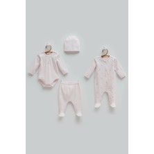 Caramell Love Tıme 4lü Set - Pembe - 56-62 cm Pembe