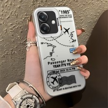 HONTINGA Oppo A3 4g ile Uyumlu Kılıfı Silikon Kenar Sert Arka Düşüme Önleyici Basitlik Anti Düşme Kamera Korumali Uçuş Desen Telefon Kılıfı Kadın ve Erkek Için Uygundur K1-0714