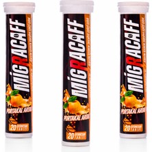 Kafein ve Taurin Içeren Portakal Aromalı Takviye Edici Gıda 3'lü