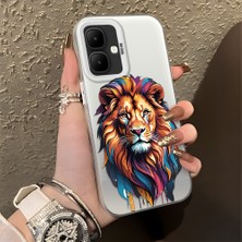 HONTINGA Infinix Smart 10 ile Uyumlu Kılıfı Silikon Kenar Sert Arka Düşüme Önleyici Basitlik Anti Düşme Kamera Korumali Kaplan Desen Telefon Kılıfı Kadın ve Erkek Için Uygundur K1-0720