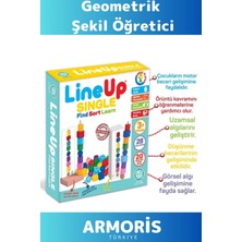 Armoris Yeni Nesil Geliştirici Eğitici Renk Geometrik Şekil Öğretici Çocuk Lineup Sıngle Bul Sırala Öğren
