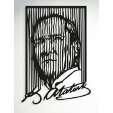 Minimalist Atatürk Portresi