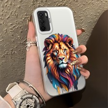 HONTINGA Oppo A16 ile Uyumlu Kılıfı Silikon Kenar Sert Arka Düşüme Önleyici Basitlik Anti Düşme Kamera Korumali Kaplan Desen Telefon Kılıfı Kadın ve Erkek Için Uygundur K1-0720