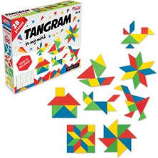 SAYICI Kids Tangram 28 Parça Kutulu | +3 Yaş Eğitsel Tangram Oyunu | Çocuklar Için Mantık & Zeka Seti