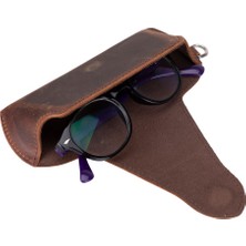 Gp Iguana Riviera Deri Askılı Gözlük Kılıfı Antik Kahve