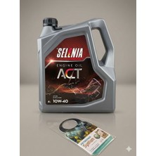 Selenia Act 10W40 4l Motor Yağı – Benzinli & Dizel Uyumlu + Bakım Kartı Hediye (Petronas Yağ Üretim YILI:2024)