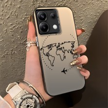 HONTINGA Redmi Note 13 Pro 5g ile Uyumlu Kılıfı Silikon Kenar Sert Arka Düşüme Önleyici Basitlik Anti Düşme Kamera Korumali Uçuş Desen Telefon Kılıfı Kadın ve Erkek Için Uygundur K1-0714