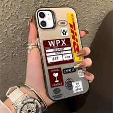 HONTINGA iPhone 12 Mini ile Uyumlu Kılıfı Silikon Kenar Sert Arka Düşüme Önleyici Basitlik Anti Düşme Kamera Korumali Dhl Desen Telefon Kılıfı Kadın ve Erkek Için Uygundur K1-0735