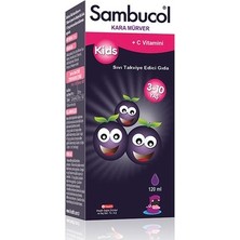 Sambucol Kids Likit Şurup 120 ml Kara Mürver C Vitamini Bağışıklık Destek