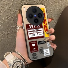 HONTINGA Vivo X300 ile Uyumlu Kılıfı Silikon Kenar Sert Arka Düşüme Önleyici Basitlik Anti Düşme Kamera Korumali Dhl Desen Telefon Kılıfı Kadın ve Erkek Için Uygundur K1-0735