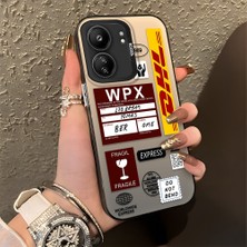 HONTINGA Poco C65 ile Uyumlu Kılıfı Silikon Kenar Sert Arka Düşüme Önleyici Basitlik Anti Düşme Kamera Korumali Dhl Desen Telefon Kılıfı Kadın ve Erkek Için Uygundur K1-0735