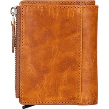 Gp Iguana Deri Cüzdan ve Kartlık, Mekanizmalı, 10 Adet Kart Bölmeli, Tan