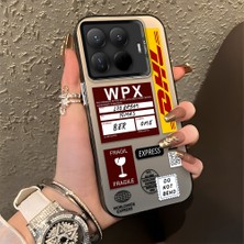 HONTINGA Xiaomi 15T Pro ile Uyumlu Kılıfı Silikon Kenar Sert Arka Düşüme Önleyici Basitlik Anti Düşme Kamera Korumali Dhl Desen Telefon Kılıfı Kadın ve Erkek Için Uygundur K1-0735