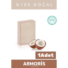 Armoris Yeni %100 Doğal Koku Yüz Cilt Bakım Beyazlatıcı Organik Nemlendirici Hindistan Cevizi Sabunu 100 gr