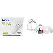 Sobo Ar-02 USB Li Mini Akvaryum Hava Motoru 4lmin