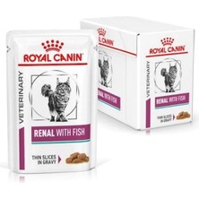 Royal Canin Renal Fish Balıklı Yaş Kedi Maması 12X85 gr - Böbrek Yetmezliği Için