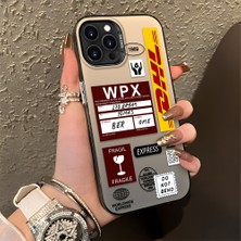 HONTINGA iPhone 14 Pro ile Uyumlu Kılıfı Silikon Kenar Sert Arka Düşüme Önleyici Basitlik Anti Düşme Kamera Korumali Dhl Desen Telefon Kılıfı Kadın ve Erkek Için Uygundur K1-0735