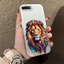 HONTINGA iPhone 7 Plus ile Uyumlu Kılıfı Silikon Kenar Sert Arka Düşüme Önleyici Basitlik Anti Düşme Kamera Korumali Kaplan Desen Telefon Kılıfı Kadın ve Erkek Için Uygundur K1-0720