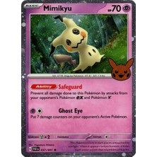 Mimikyu #37 Pokemon Trick Or Trade 2024 Orijinal Kartı