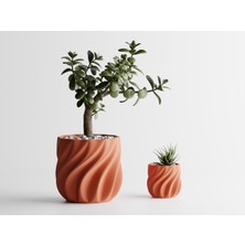 3D Snaxx “dekoratif Bitki Saksısı – Ev ve Ofis Için Şık, Dayanıklı ve Modern Tasarım – Minimal Masaüstü ve Iç Mekan Kullanımı Için Ideal”