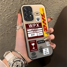 HONTINGA Samsung Galaxy A52 ile Uyumlu Kılıfı Silikon Kenar Sert Arka Düşüme Önleyici Basitlik Anti Düşme Kamera Korumali Dhl Desen Telefon Kılıfı Kadın ve Erkek Için Uygundur K1-0735