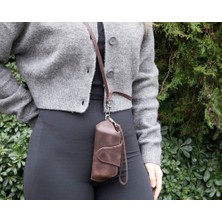 Gp Iguana Riviera Deri Askılı Gözlük Kılıfı Kahverengi