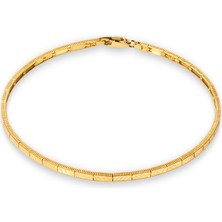 GEBZE TAKI 14 Ayar Lineer Desenli Bileklik