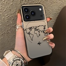 HONTINGA iPhone 17 Pro Max ile Uyumlu Kılıfı Silikon Kenar Sert Arka Düşüme Önleyici Basitlik Anti Düşme Kamera Korumali Uçuş Desen Telefon Kılıfı Kadın ve Erkek Için Uygundur K1-0714