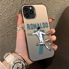 HONTINGA iPhone 11 Pro Max ile Uyumlu Kılıfı Silikon Kenar Sert Arka Düşüme Önleyici Basitlik Anti Düşme Kamera Korumali Cr7 Desen Telefon Kılıfı Kadın ve Erkek Için Uygundur K1-0727