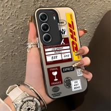 HONTINGA Tecno Camon 40 ile Uyumlu Kılıfı Silikon Kenar Sert Arka Düşüme Önleyici Basitlik Anti Düşme Kamera Korumali Dhl Desen Telefon Kılıfı Kadın ve Erkek Için Uygundur K1-0735