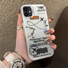 HONTINGA iPhone 12 Mini ile Uyumlu Kılıfı Silikon Kenar Sert Arka Düşüme Önleyici Basitlik Anti Düşme Kamera Korumali Uçuş Desen Telefon Kılıfı Kadın ve Erkek Için Uygundur K1-0714